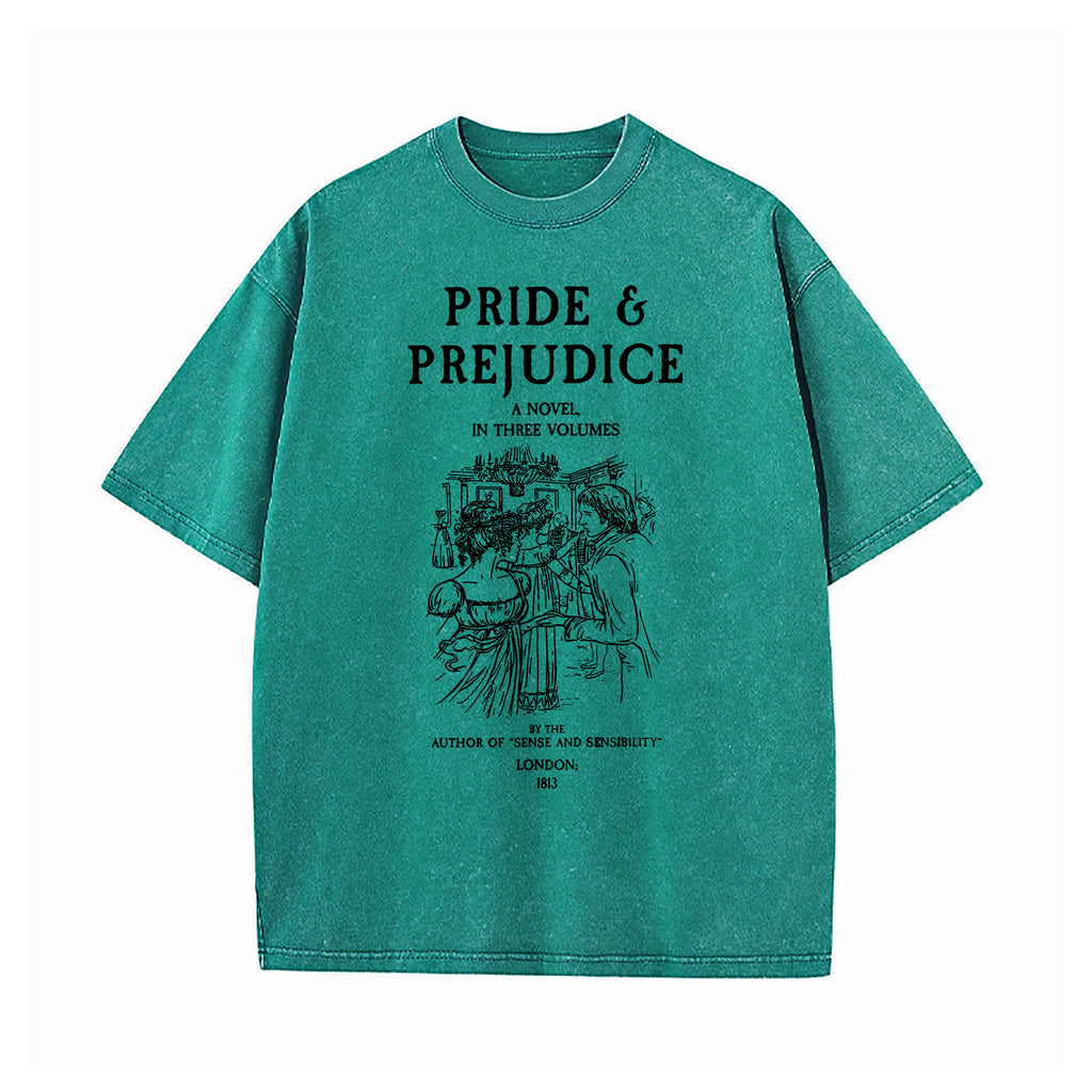 Pride And Prejudice Jane Austen Washed T-Shirt