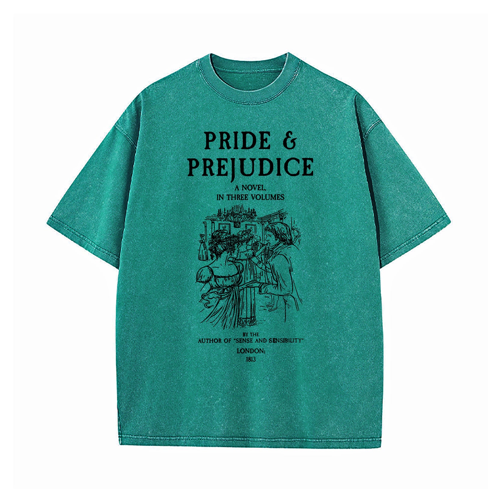 Pride And Prejudice Jane Austen Washed T-Shirt