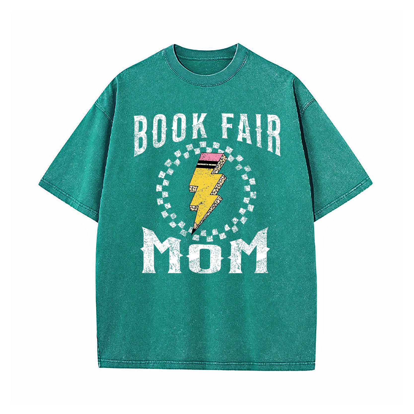 Book Fair Mom Washed T-Shirt