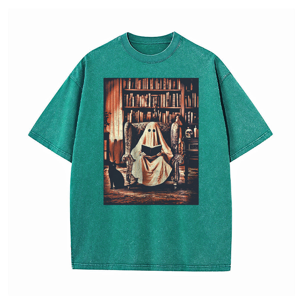 Read In Peace Halloween Washed T-Shirt