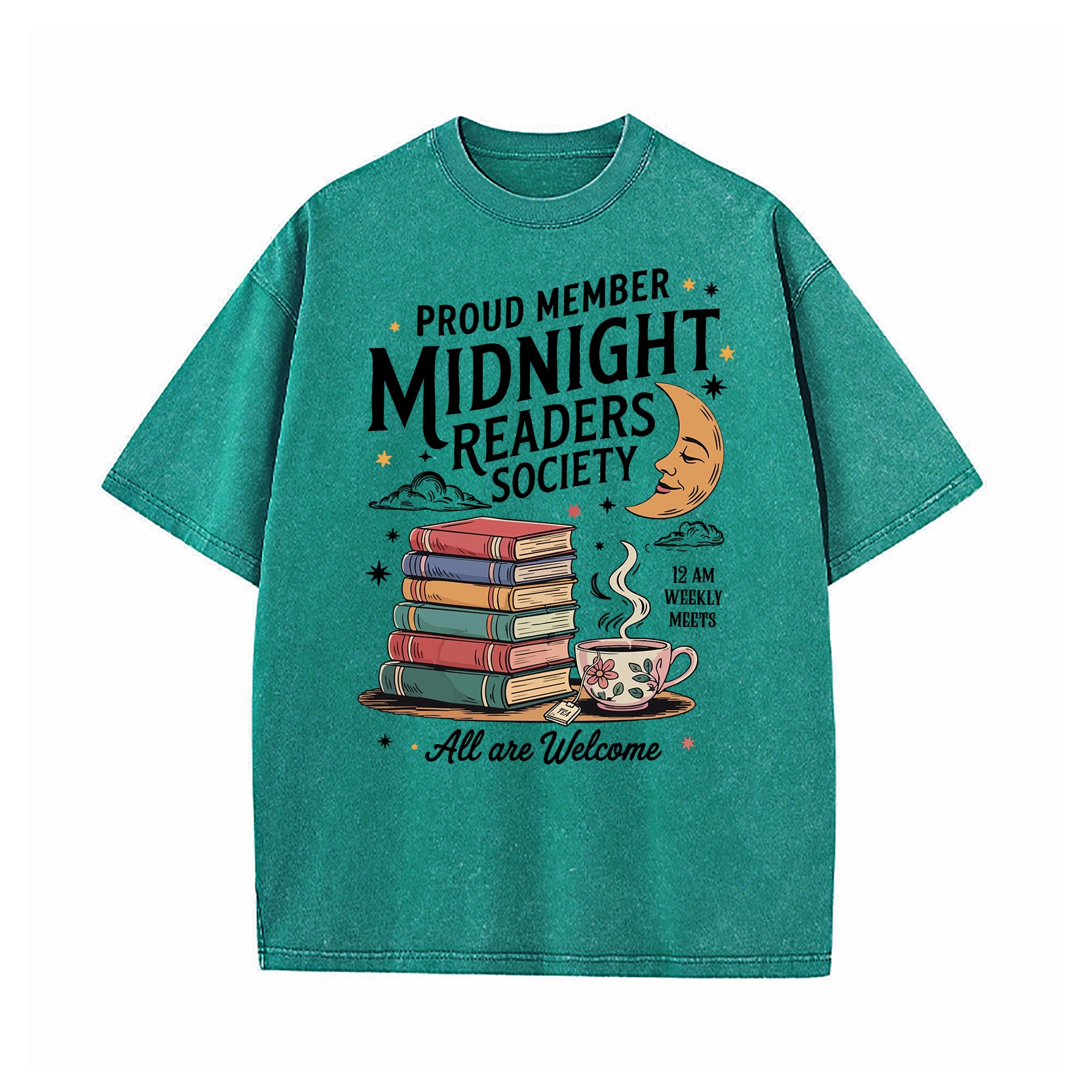 Midnight Readers Society Washed T-Shirt