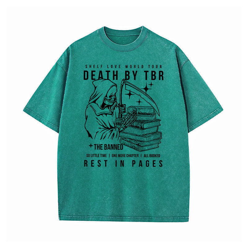 Death by TBR Washed T-Shirt