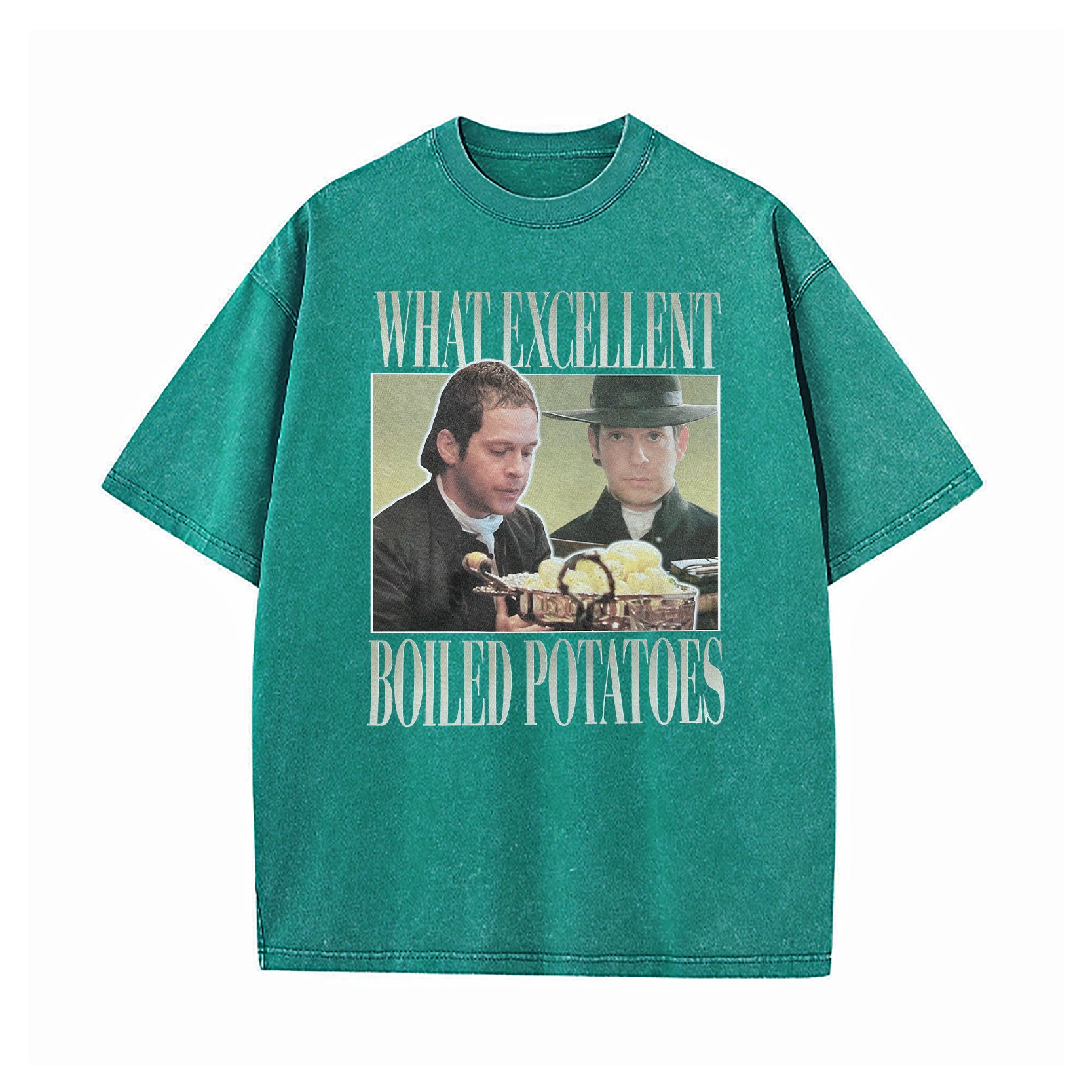 Boiled Potatoes Funny Meme Pride And Prejudice Washed T-Shirt