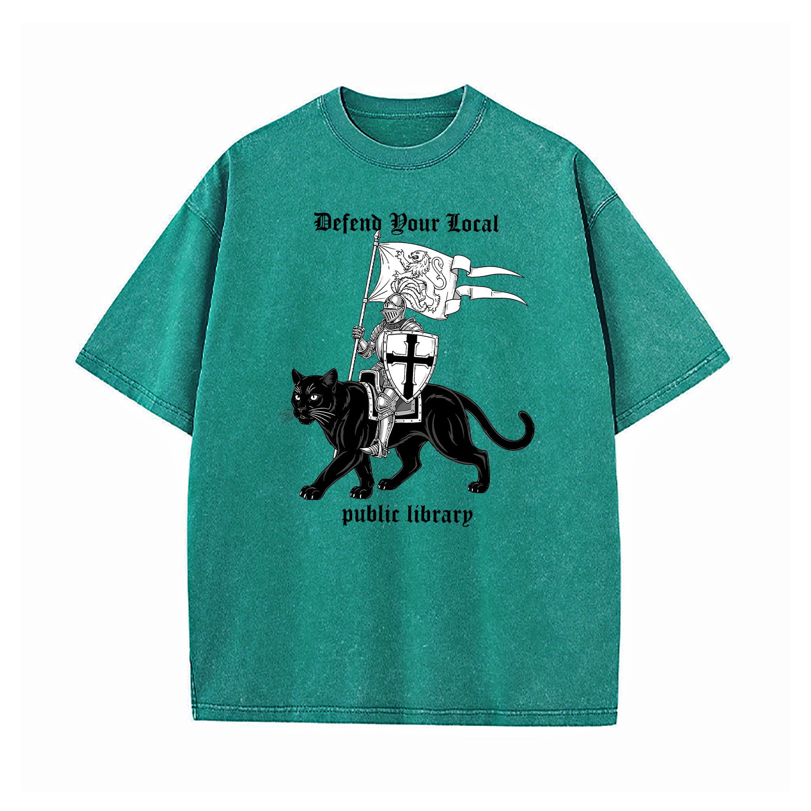 Defend Your Local Public Library Washed T-Shirt