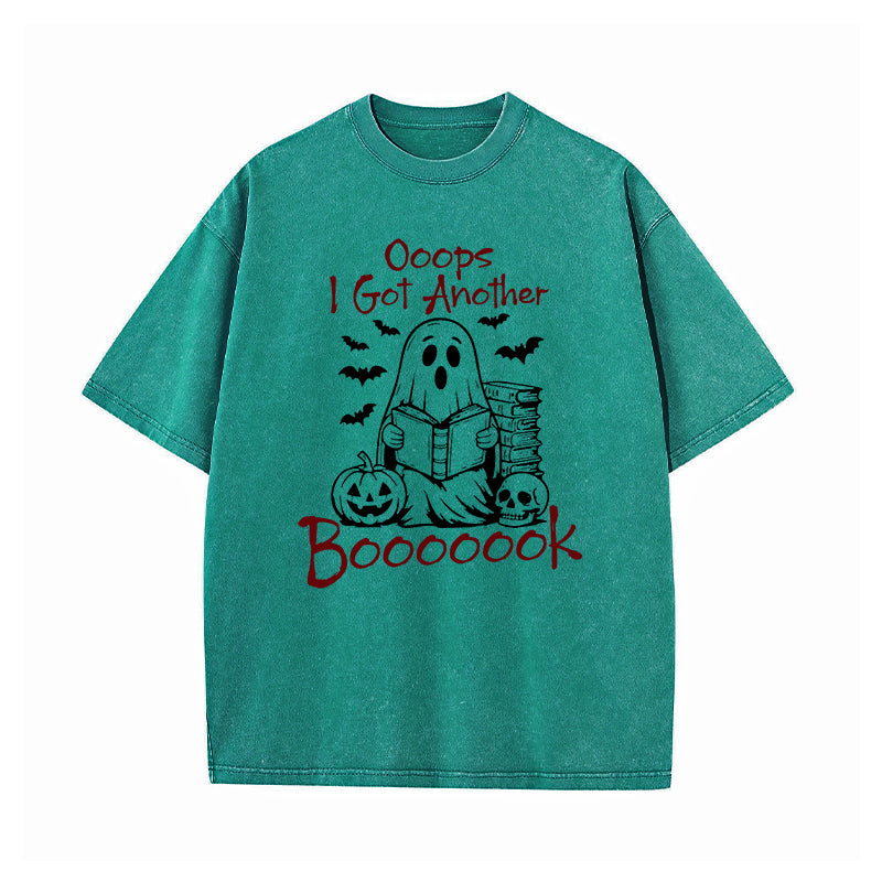 Oops I Got Another Book Halloween Washed T-Shirt