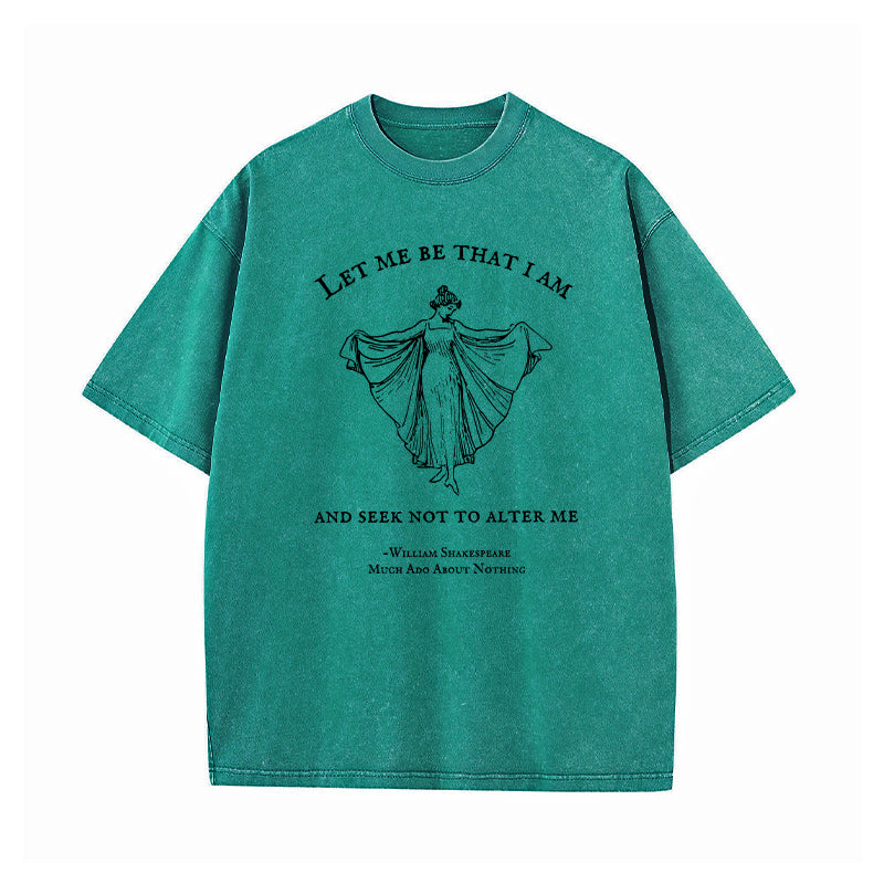 Shakespeare Much Ado About Nothing Washed T-Shirt