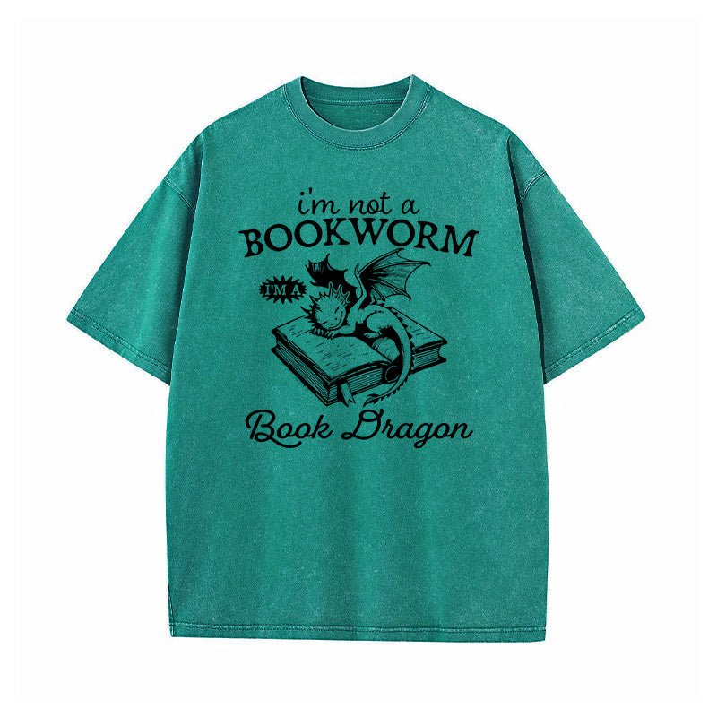 I'm Not A Bookworm I'm A Book Washed T-Shirt