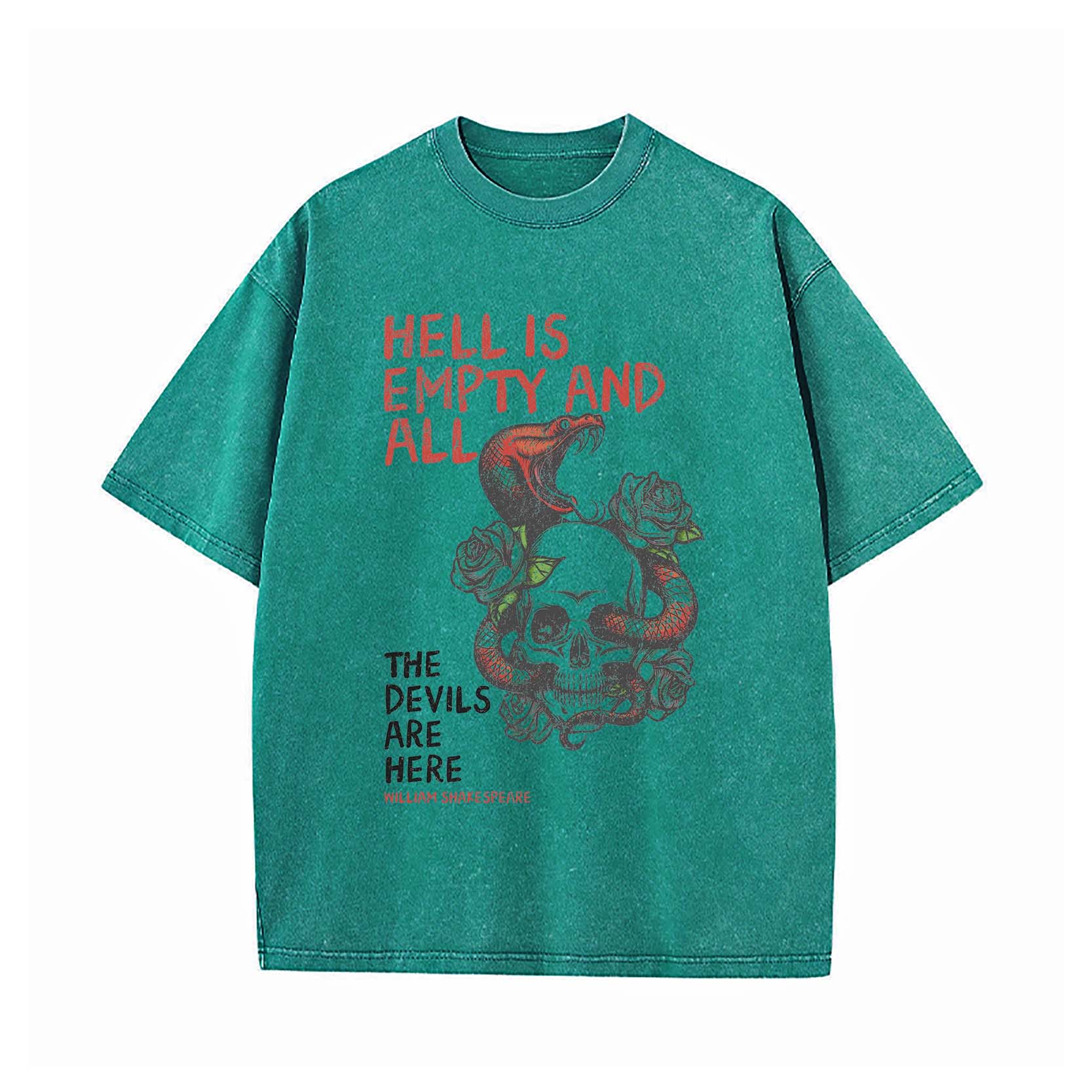 Hell Is Empty Washed T-Shirt