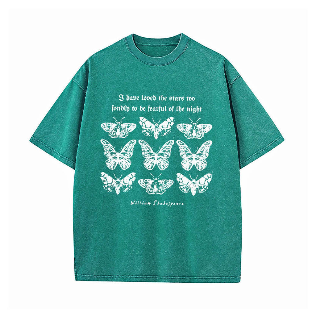 Shakespeare Moth Washed T-Shirt