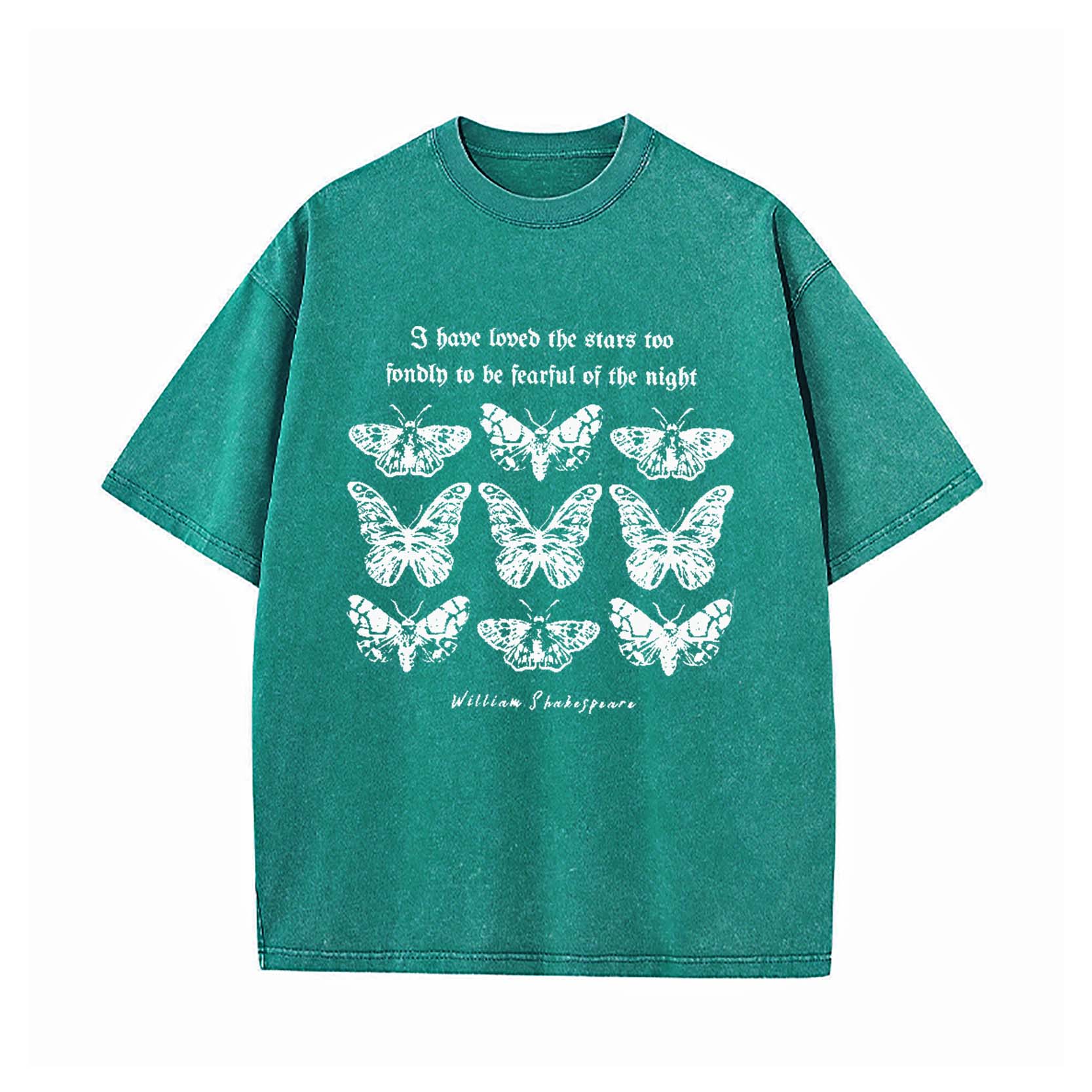 Shakespeare Moth Washed T-Shirt