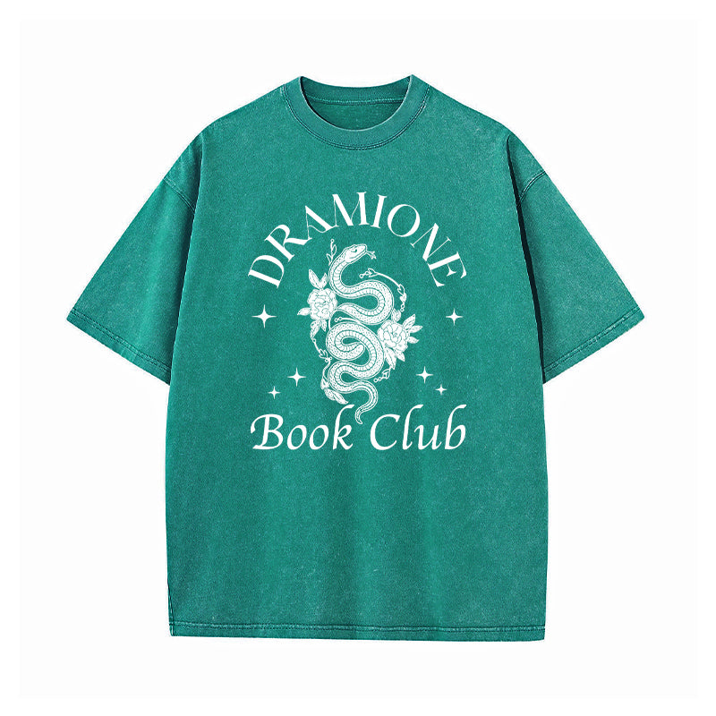 Dramione Enemies To Lovers Book Club Washed T-Shirt