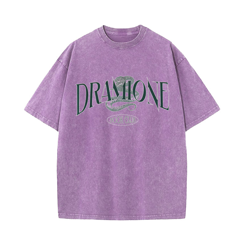 Dramione Book Club Green House Washed T-Shirt