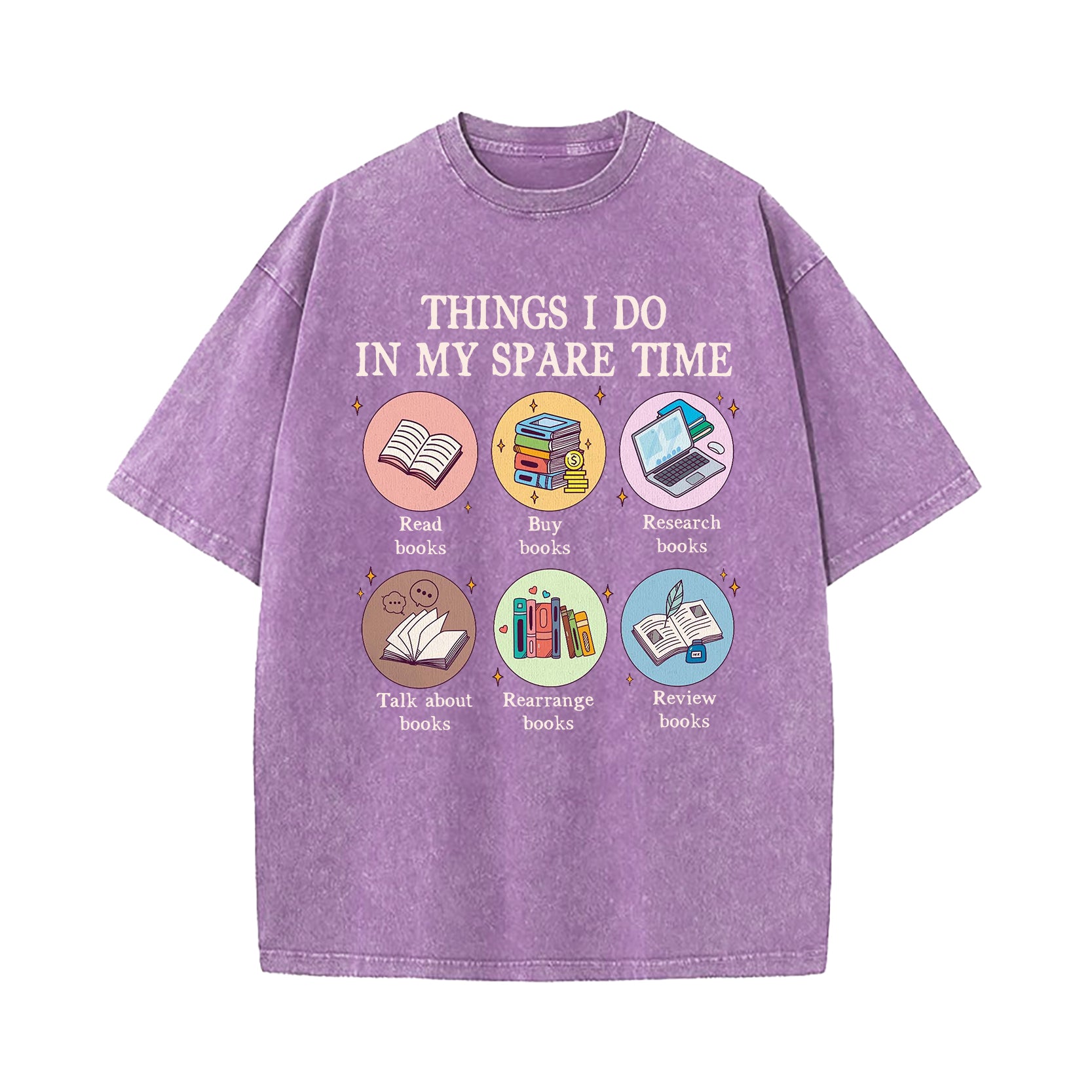 Things I Do in My Spare Time Washed T-Shirt