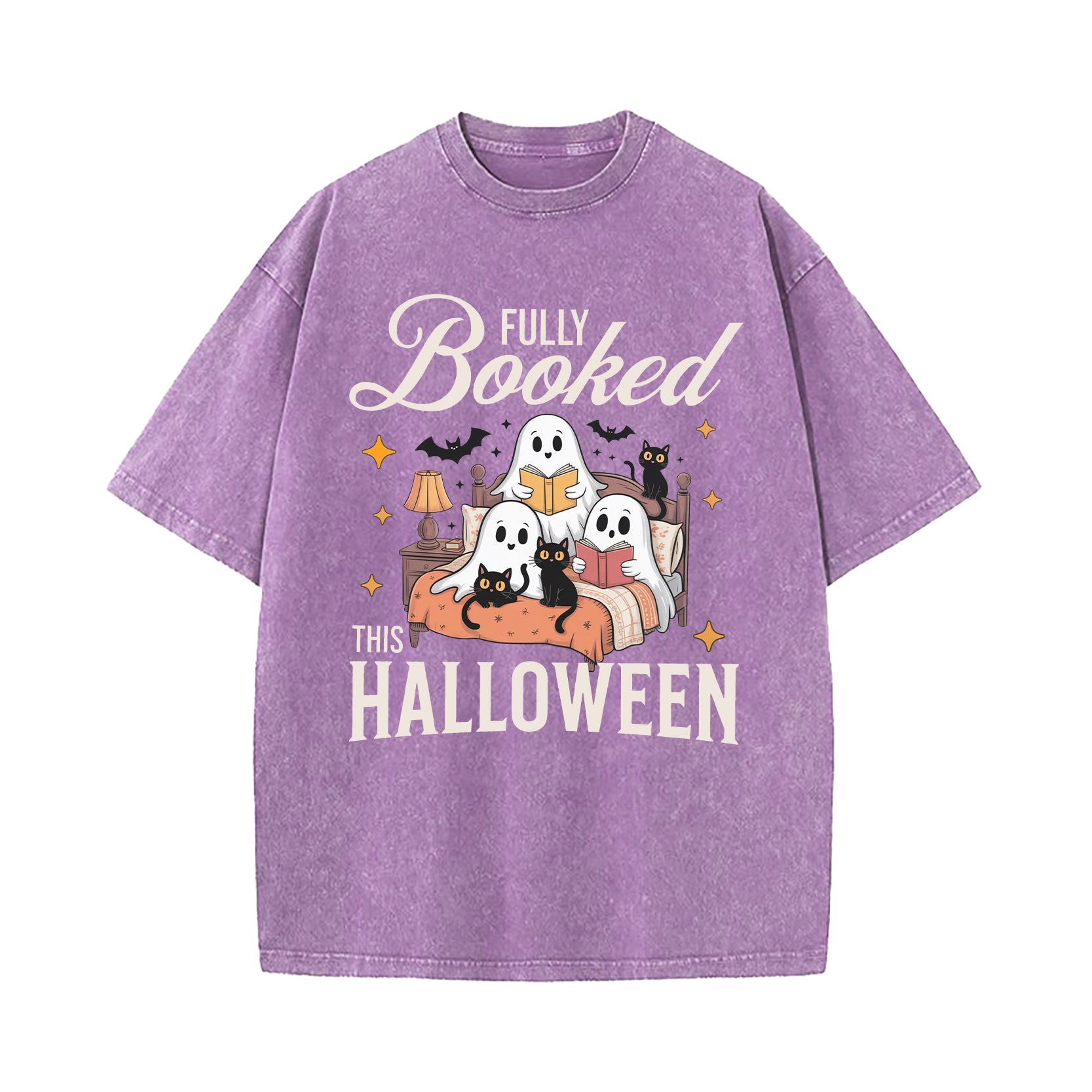 Fully Booked This Halloween Washed T-Shirt