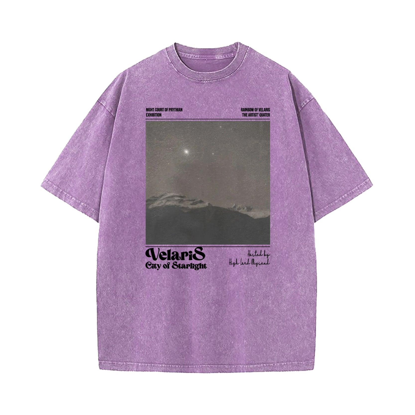 SJM Velaris Night Court Washed T-Shirt