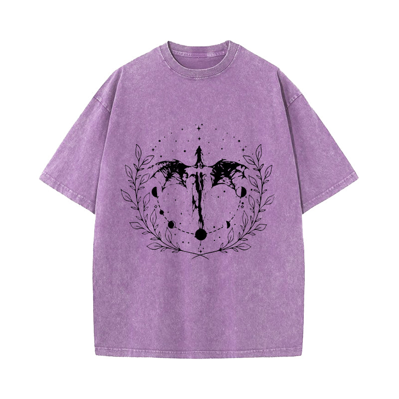 Dragon Fandom Merch Fantasy Washed T-Shirt