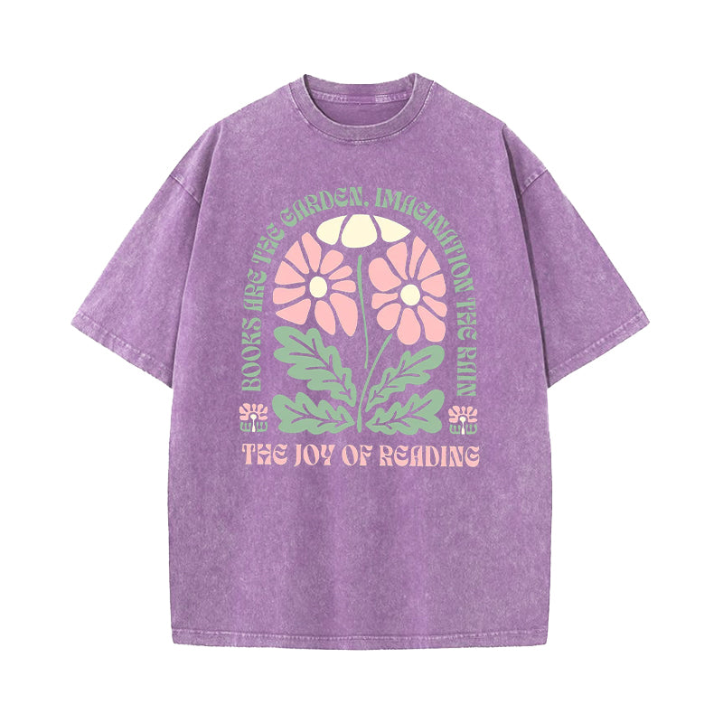 The Joy of Reading Washed T-Shirt