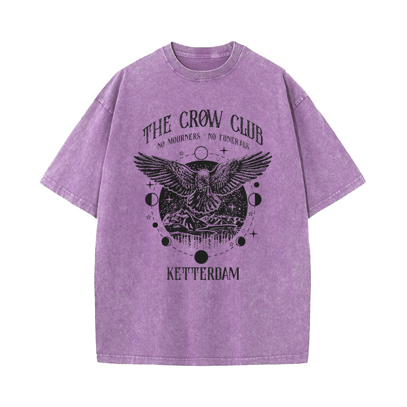 Six Of Crows Shirt No Mourners Merch Washed T-Shirt