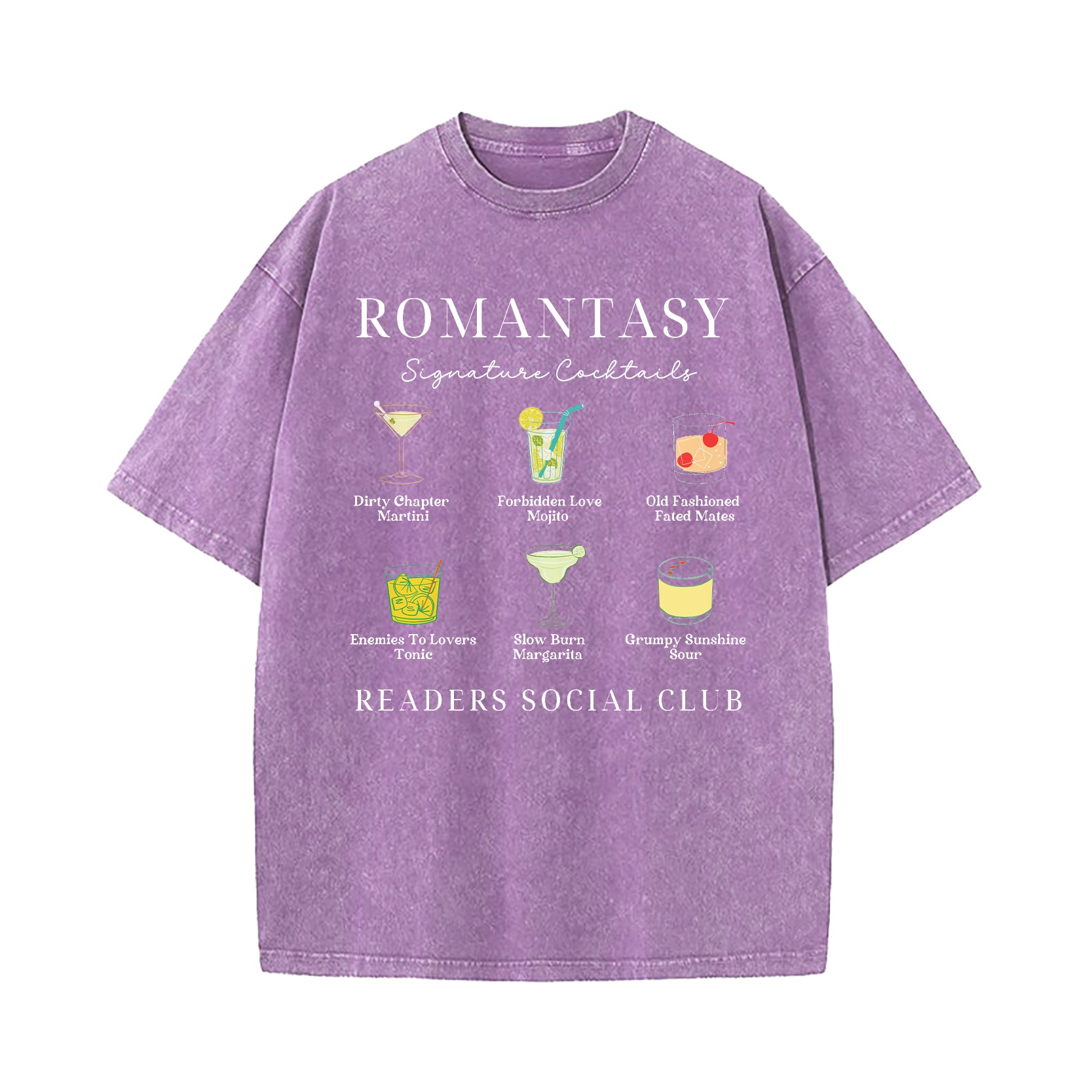 Romantasy Readers Social Club Washed T-Shirt