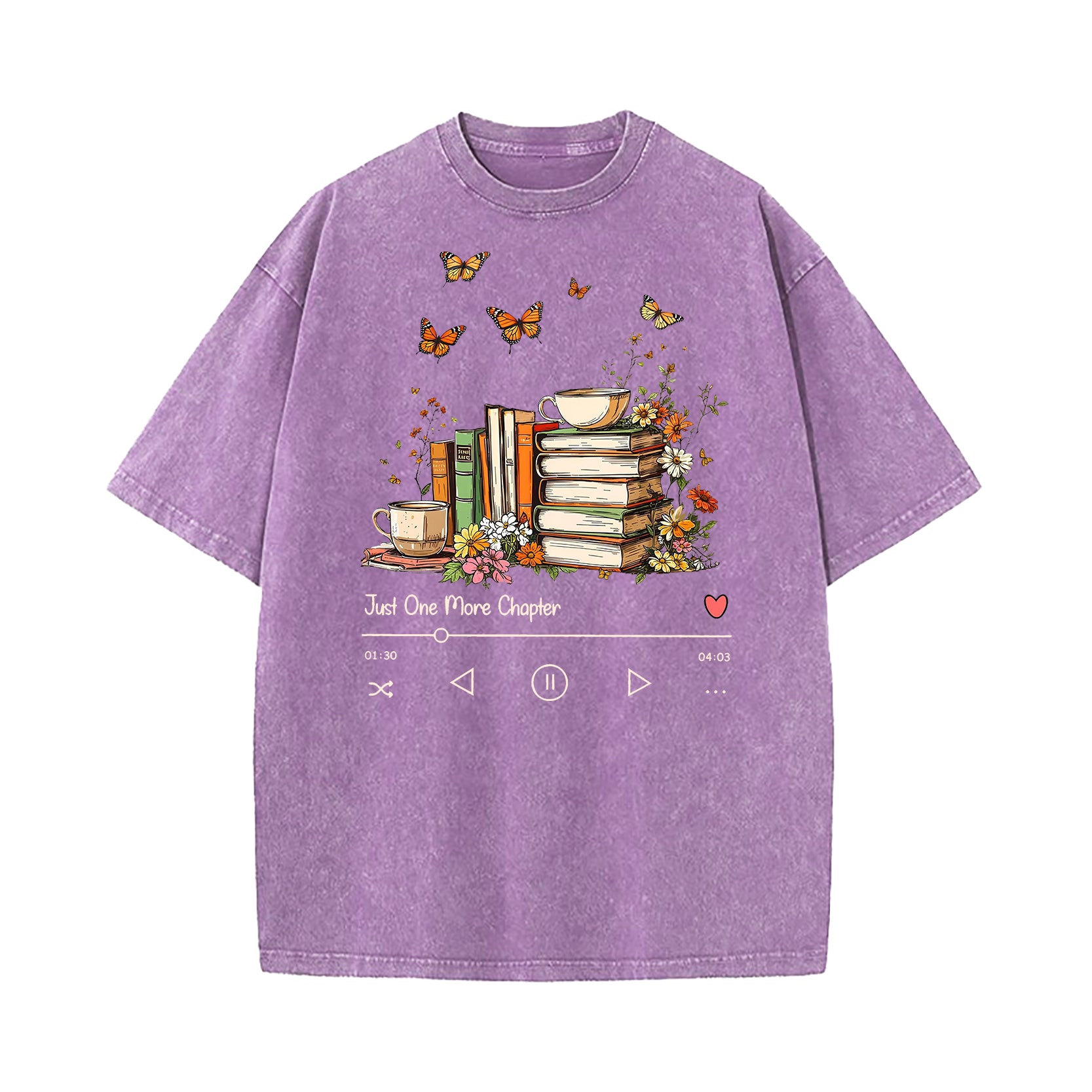 Just One More Chapter Washed T-Shirt