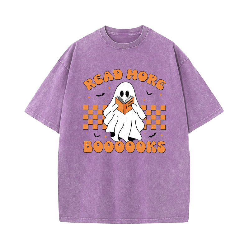 Read More Books Spooky Washed T-Shirt