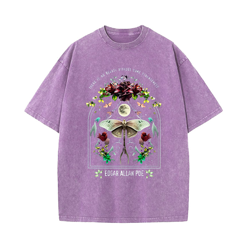 There Is No Beauty Without Some Strangeness Washed T-Shirt