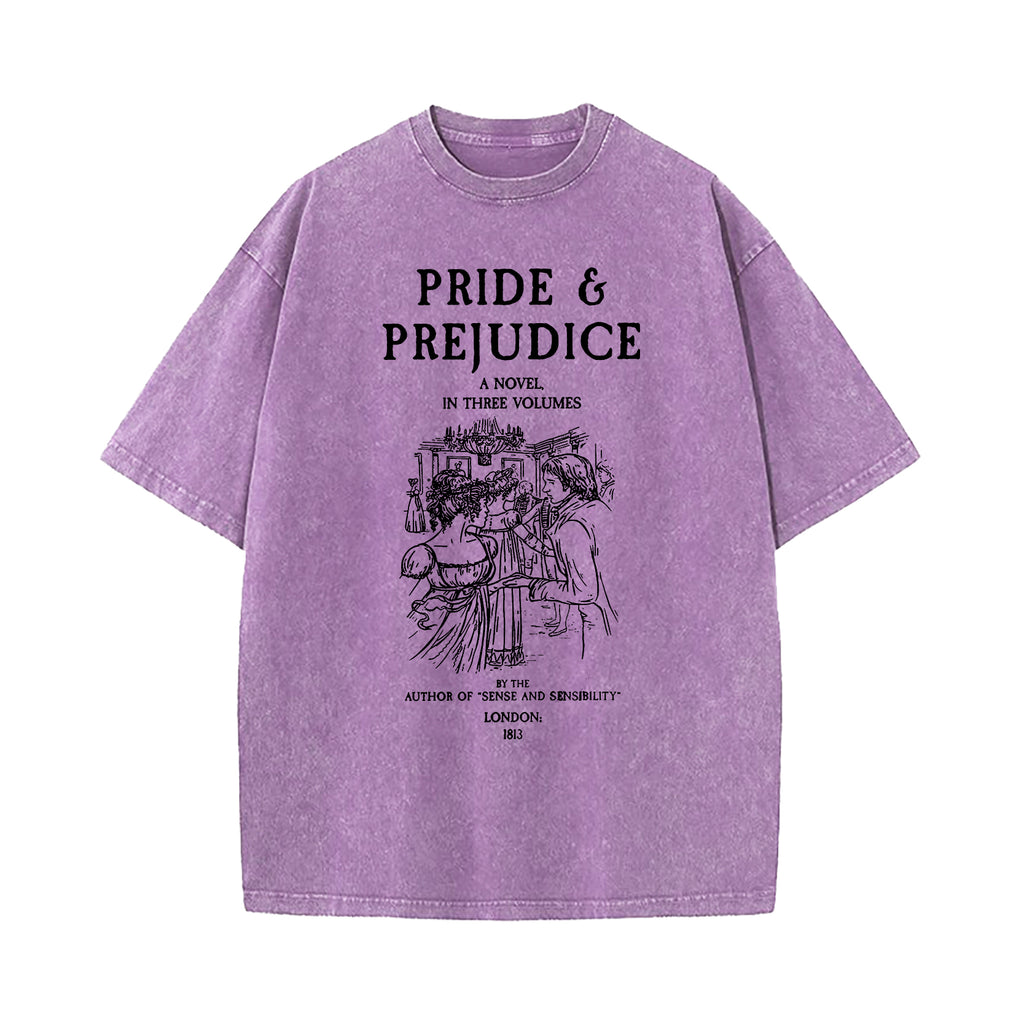 Pride And Prejudice Jane Austen Washed T-Shirt
