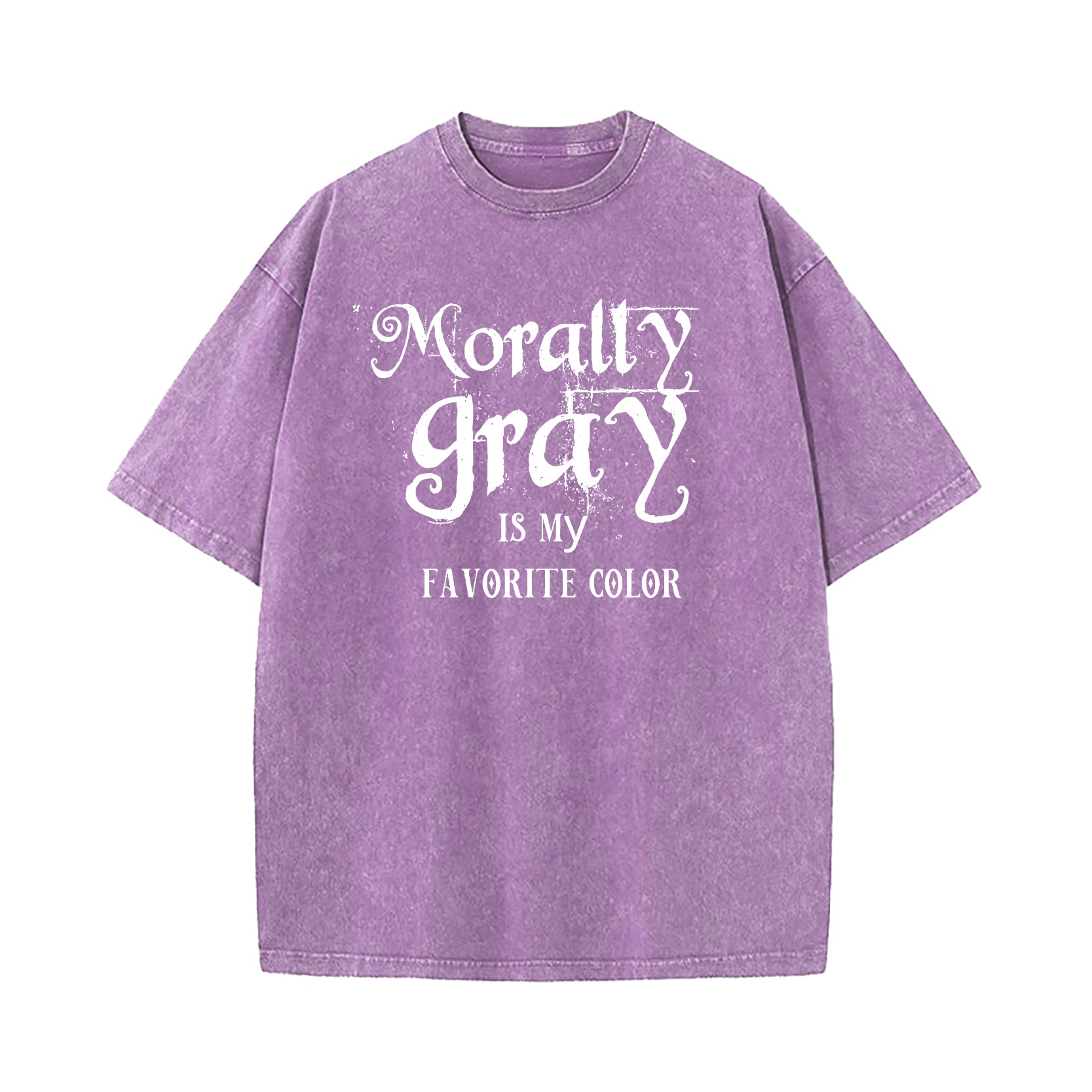 Morally Grey is My Favorite Color Washed T-Shirt