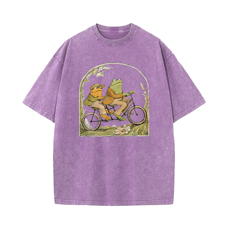 Frog And Toad Washed T-Shirt