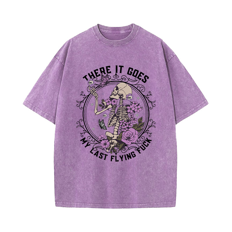 There It Goes My Last Flying Washed T-Shirt