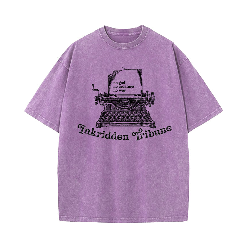 Inkridden Tribune No God No Creature No War T-Shirt