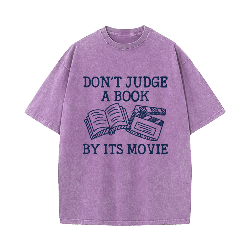 Don't Judge A Book By Its Cover Washed T-Shirt