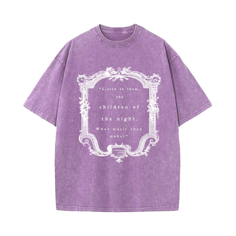 Dracula Listen To Them The Children Of The Night T-Shirt