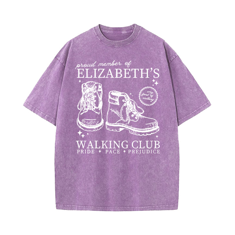 Very Fond Of Walking Washed T-Shirt