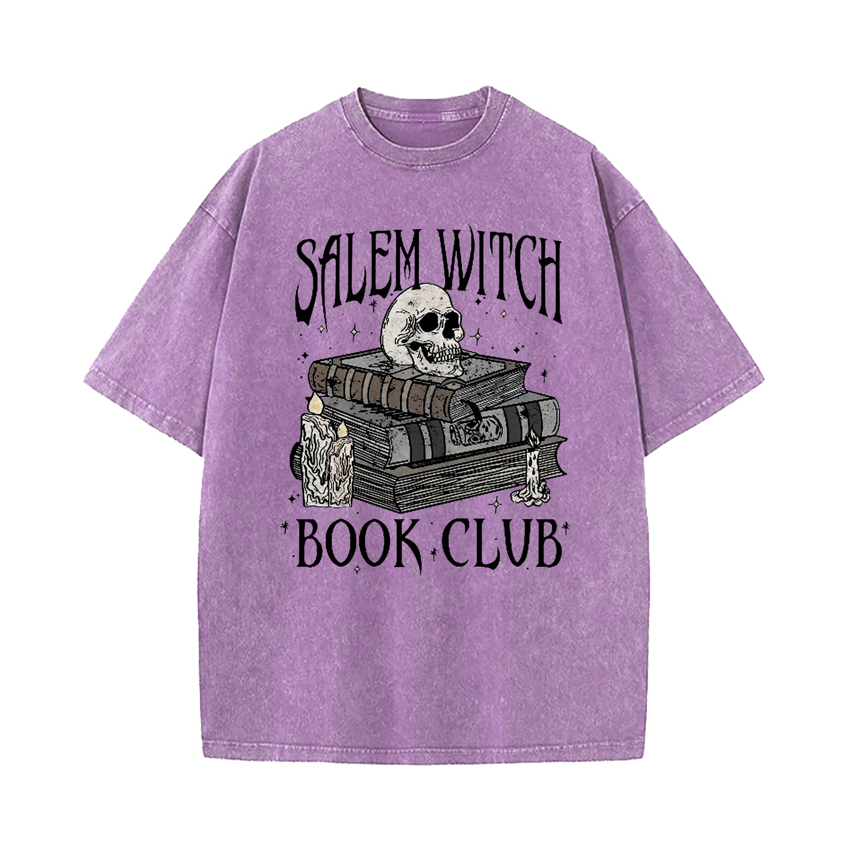 Salem Witch Book Club Washed T-Shirt