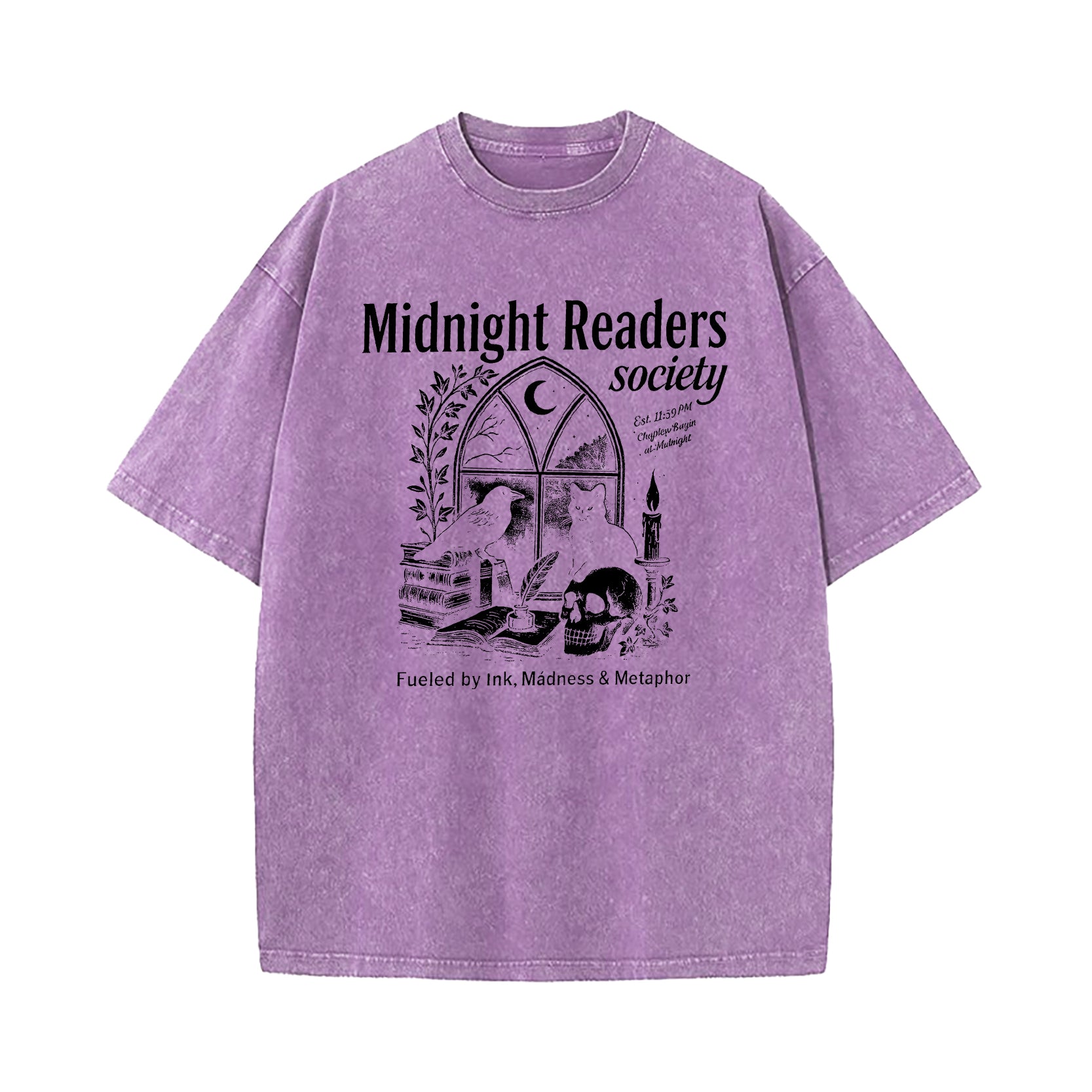 Midnight Reading Society Washed T-Shirt
