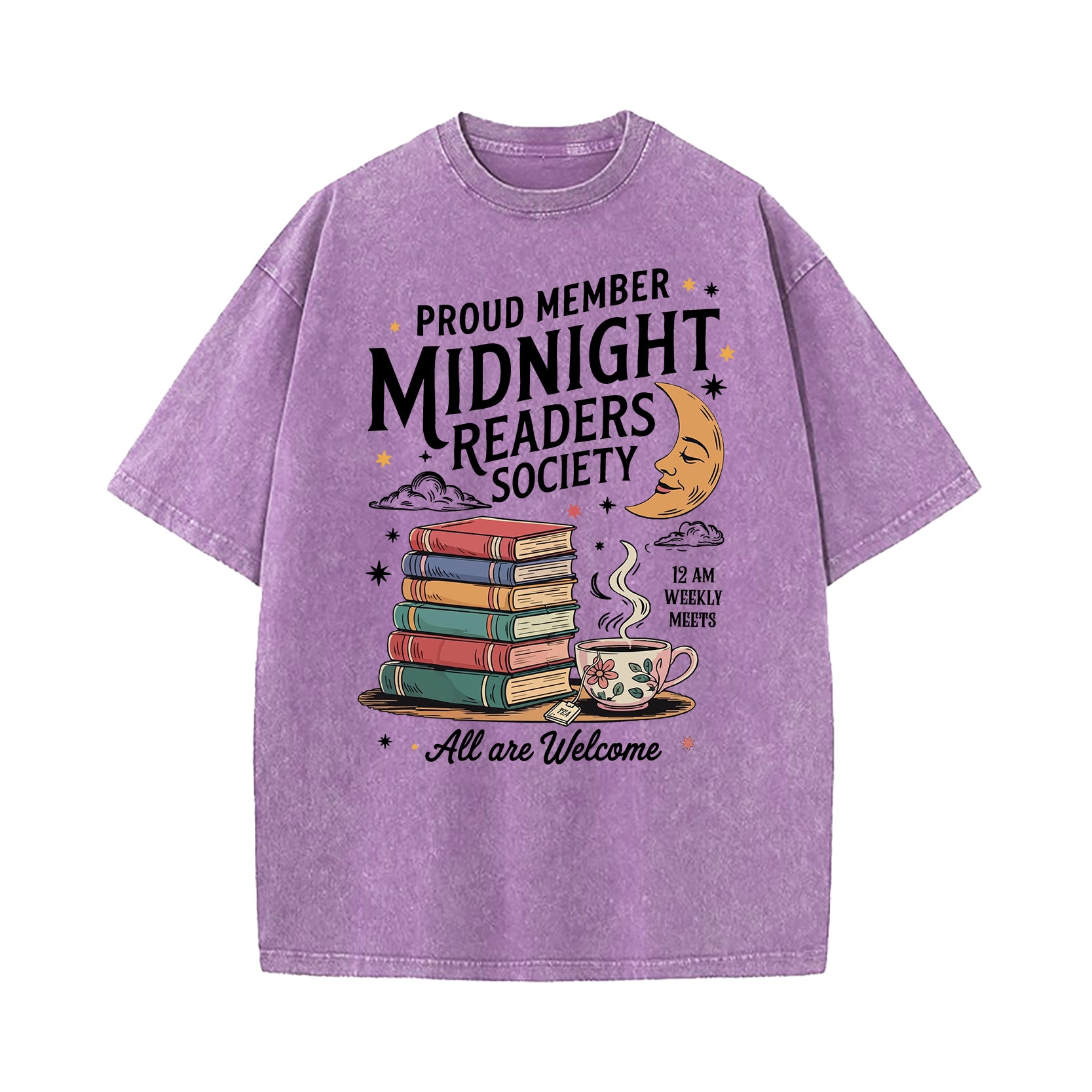 Midnight Readers Society Washed T-Shirt