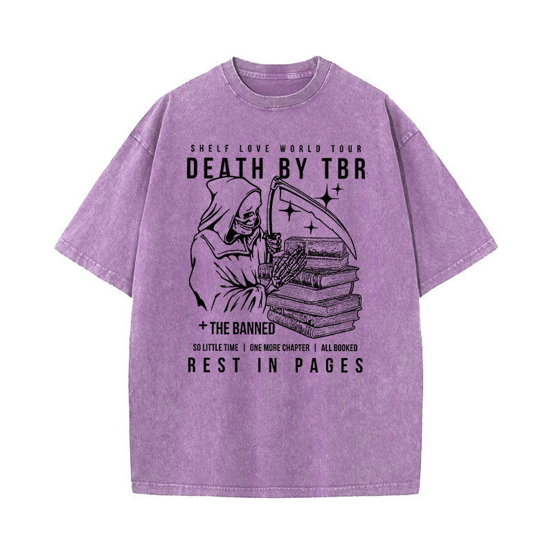 Death by TBR Washed T-Shirt