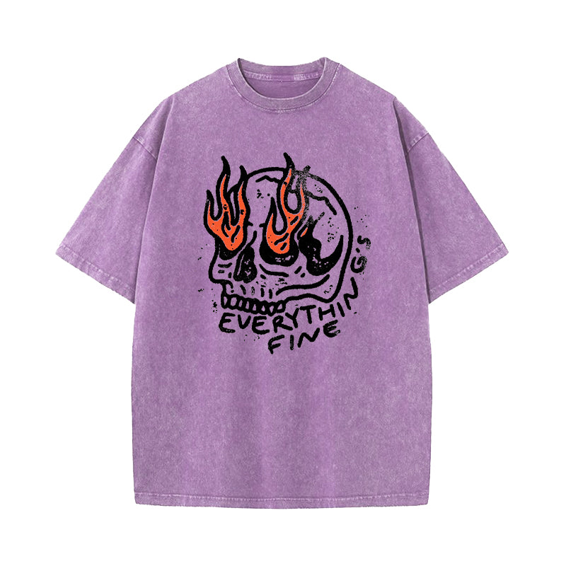 Everything Is Fine Washed T-Shirt