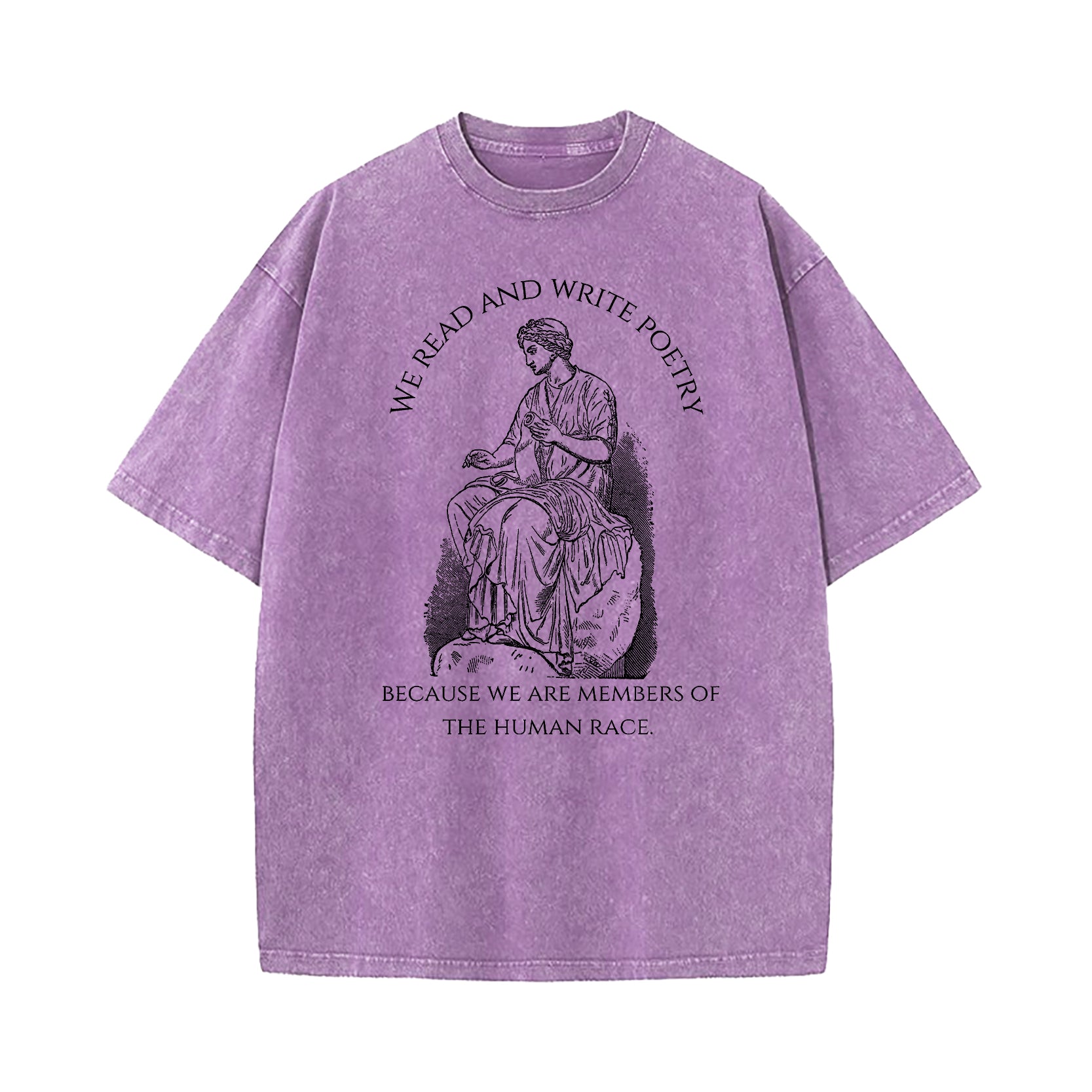 We Read And Write Poetry Washed T-Shirt
