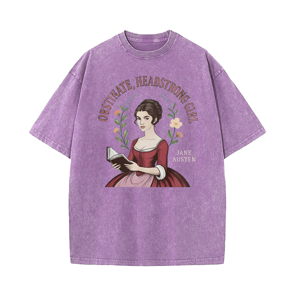 Obstinate Headstrong Girl Washed T-Shirt