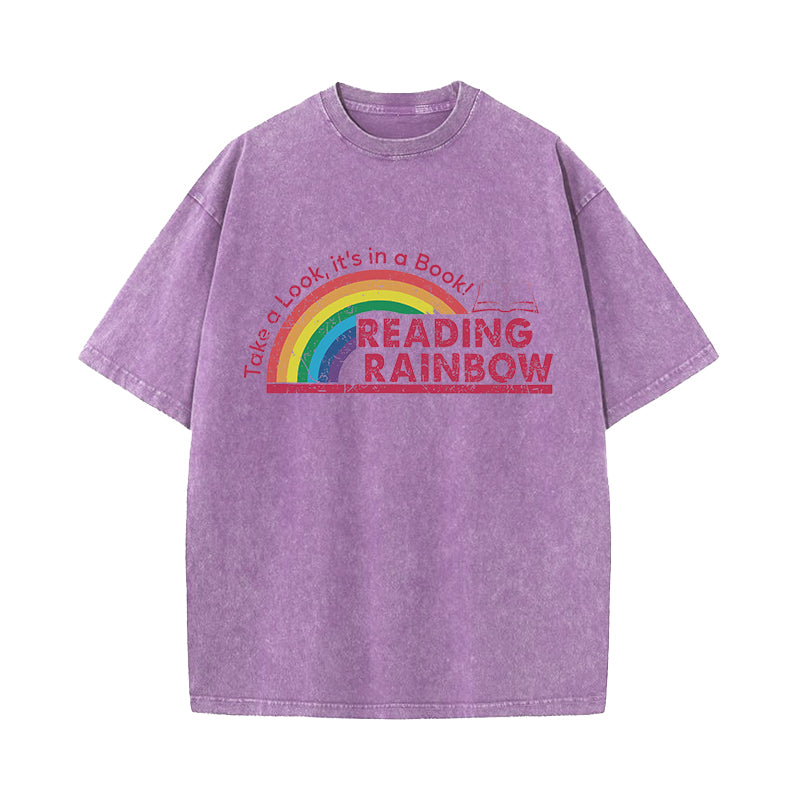Take A Look It's In A Book Washed T-Shirt