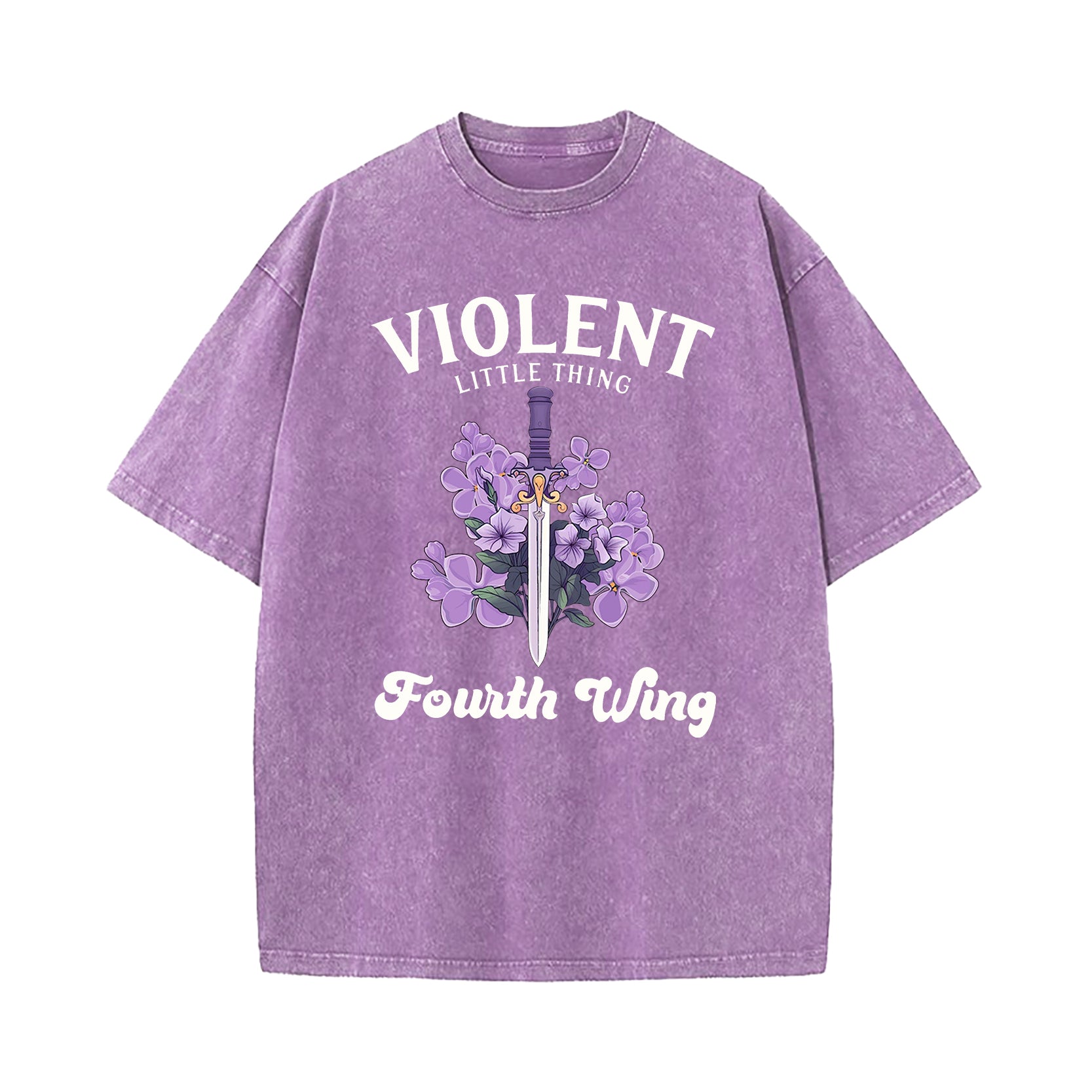 Violent Little Thing Violet Sorrengail Washed T-Shirt