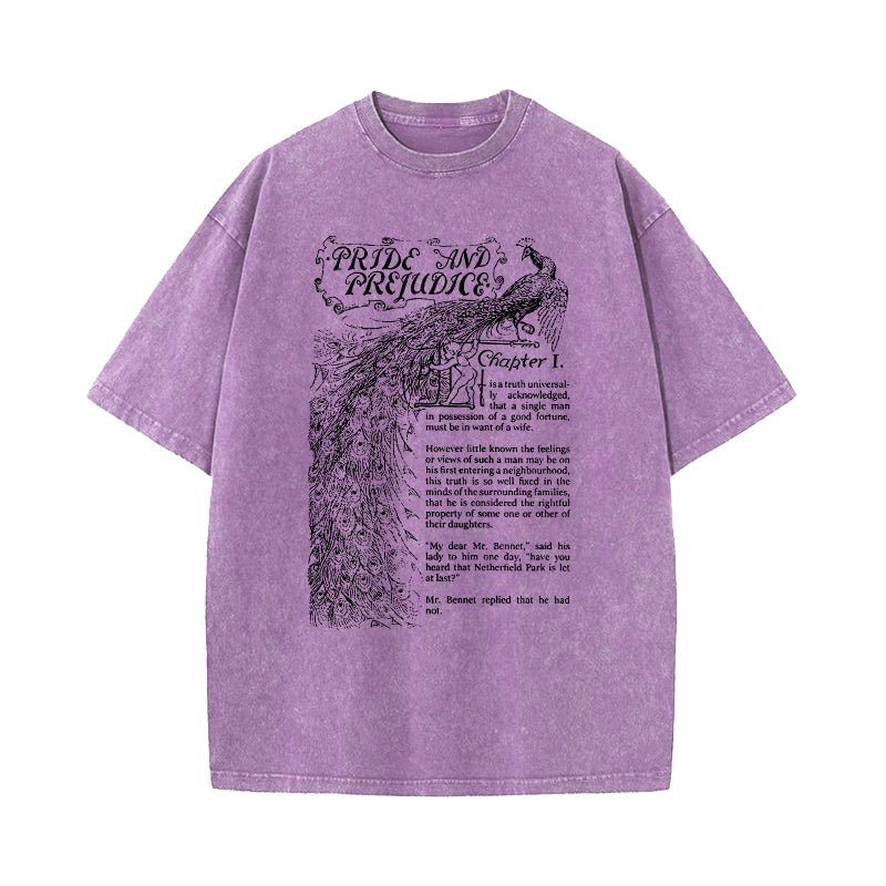 Pride And Prejudice Washed T-Shirt