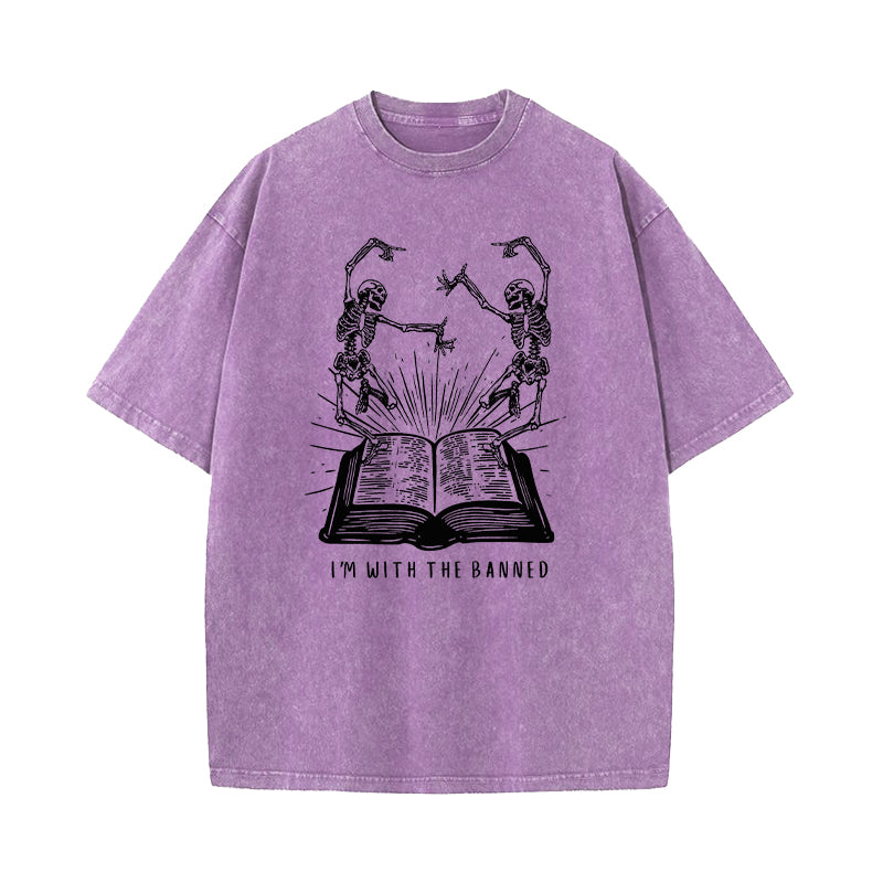 I'm With The Banned Washed T-Shirt