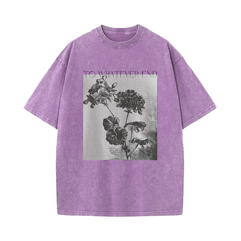 To Whatever End Throne of Glass Inspired Washed T-Shirt