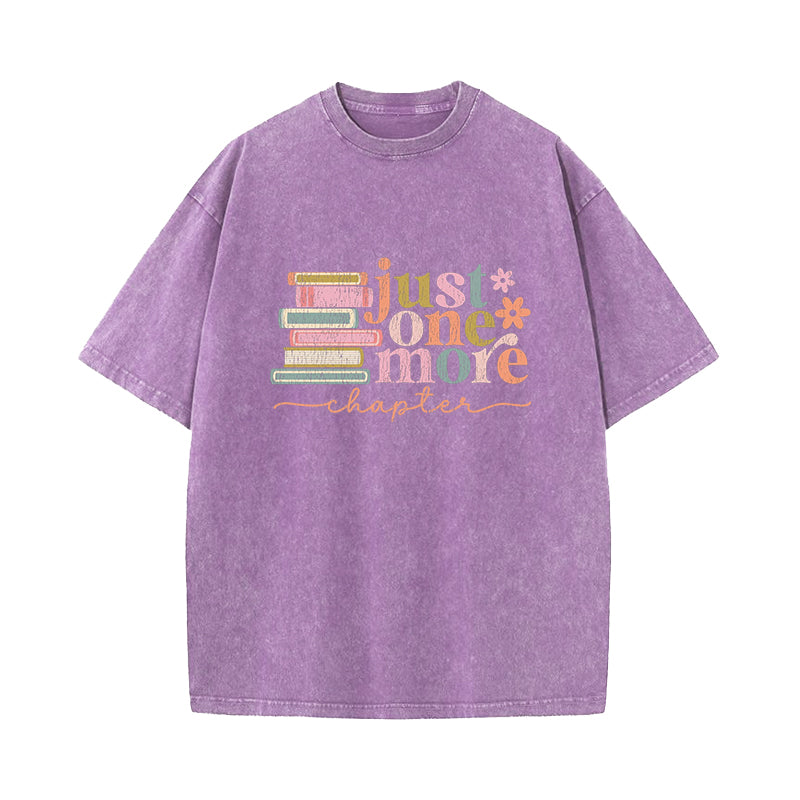Just One More Chapter Washed T-Shirt
