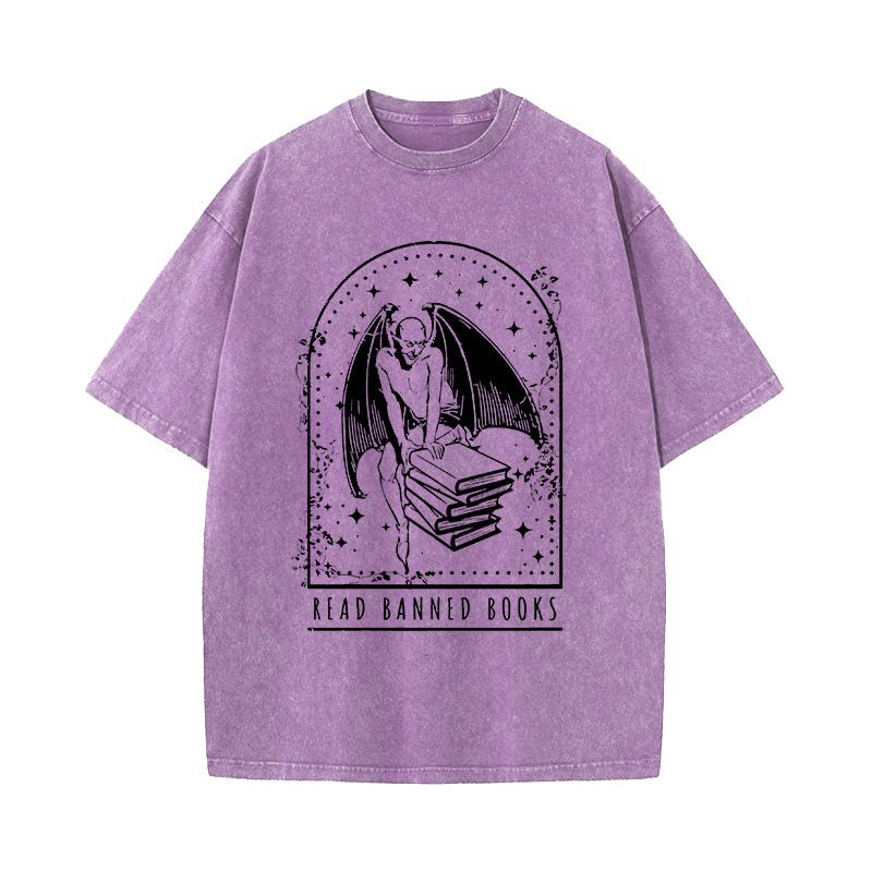 Read Banned Books Washed T-Shirt