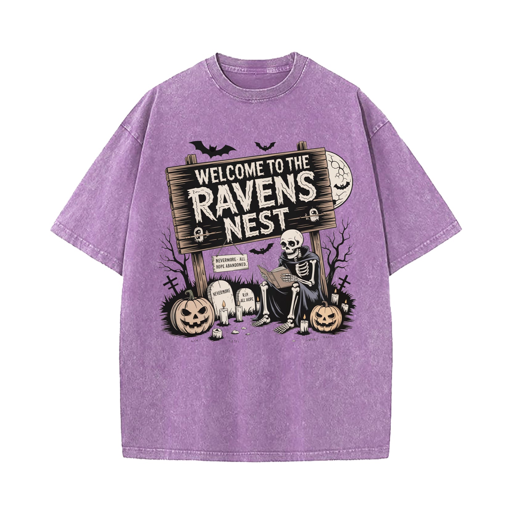 Welcome to the Raven's Nest Washed T-Shirt