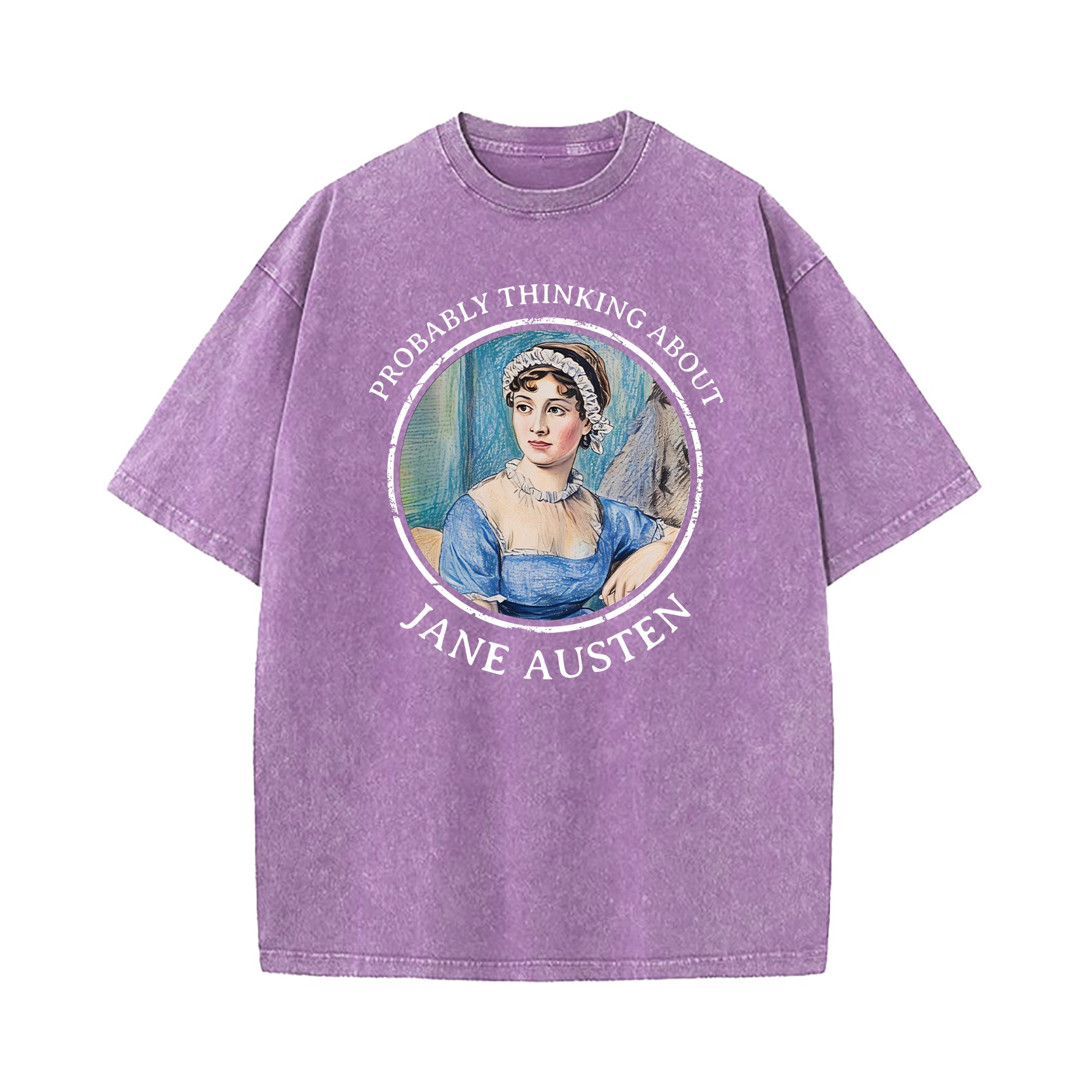 Probably Thinking About Jane Austen Washed T-Shirt